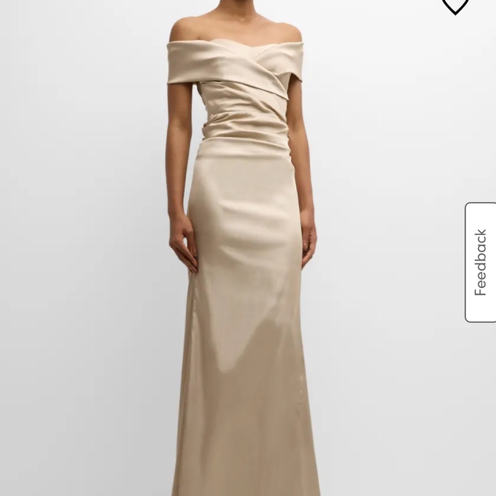 Teri Jon Teal evening gown . Only tried on, no alterations size 8. - Picture 5 of 7